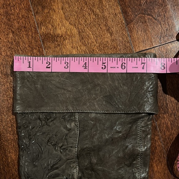 Gee Wawa Anthropologie Whimsigoth Green-ish Brown Monk Strap Boots, Size 10 - Picture 16 of 16